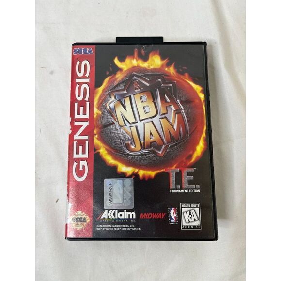 Sega Genesis (CIB) - NBA Jam T.E. - Tournament Edition TE - Complete Tested - Picture 4 of 6